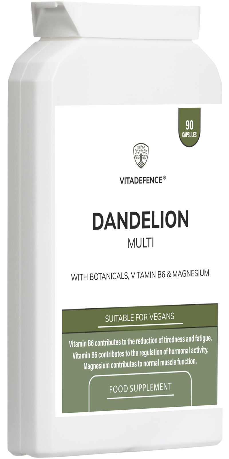 Dandelion Multi | with Vitamin B6, Magnesium & Botanicals – 90 Capsules