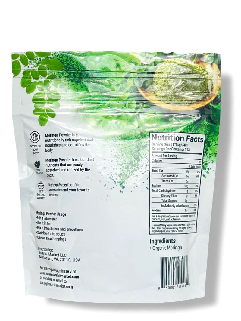 | Organic Moringa Leaf Powder | Super Food | 100% Pure | 100g | Super Food, 100% Pure