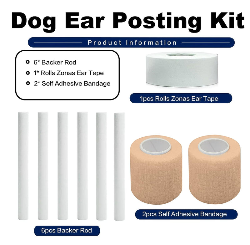 Pacify Doberman Dog Ear Posting Kit, Dog Ear Stand Up Support Tool with Tape Doberman Pinscher Dogs - PawsPlanet Australia