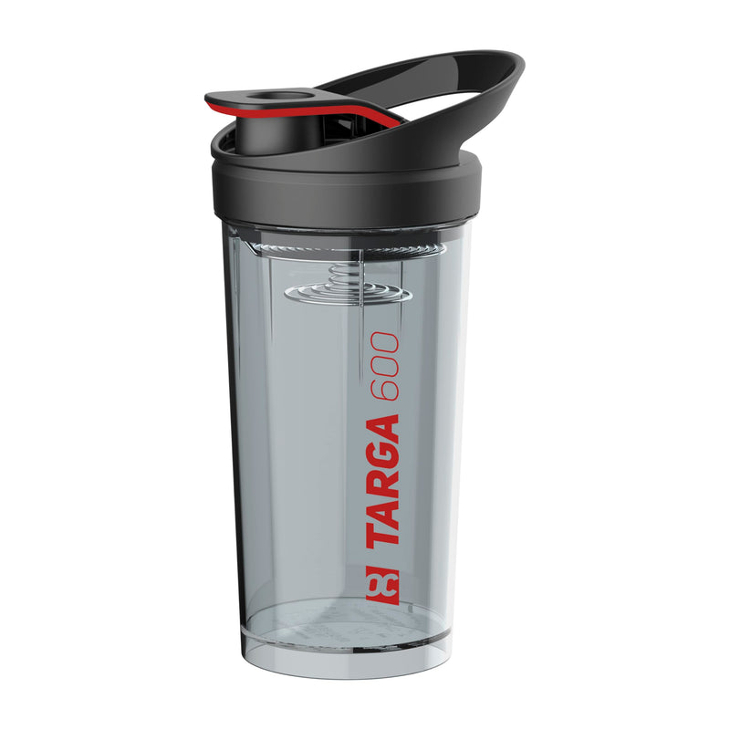 [Australia] - ROCKITZ Protein Shaker 500ml with a unique concept - dense + easy cleaning + protein mixing spring = perfectly creamy shakes without lumps - Premium Fitness Shaker Protein Shake Black | Red 500 ml 