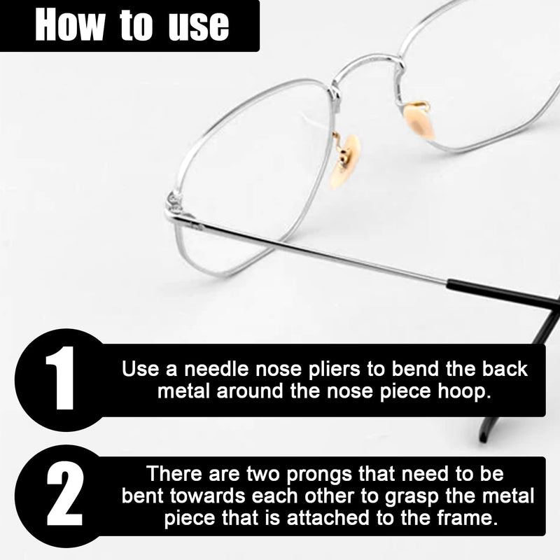 [Australia] - 6 Pairs Replacement Nose Pads, Replacement Nose Pads for Ray Ban Clip-on Soft Nose Pads Sunglasses Repair Kits for RayBan Aviator RB3025 3026 RB3030 RB3211 RB3362 RB3625 (Gold+Silver) 