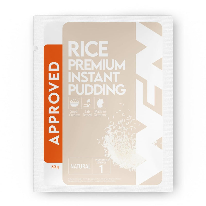 [Australia] - WFN Approved Rice Pudding - Natural - 30 g trial package - Instant rice pudding without additives - Produced & laboratory tested in Germany 