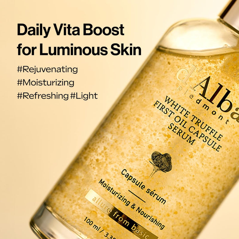 d'alba Piedmont Vita Toning Capsule Cream + White Truffle Oil Capsule Serum