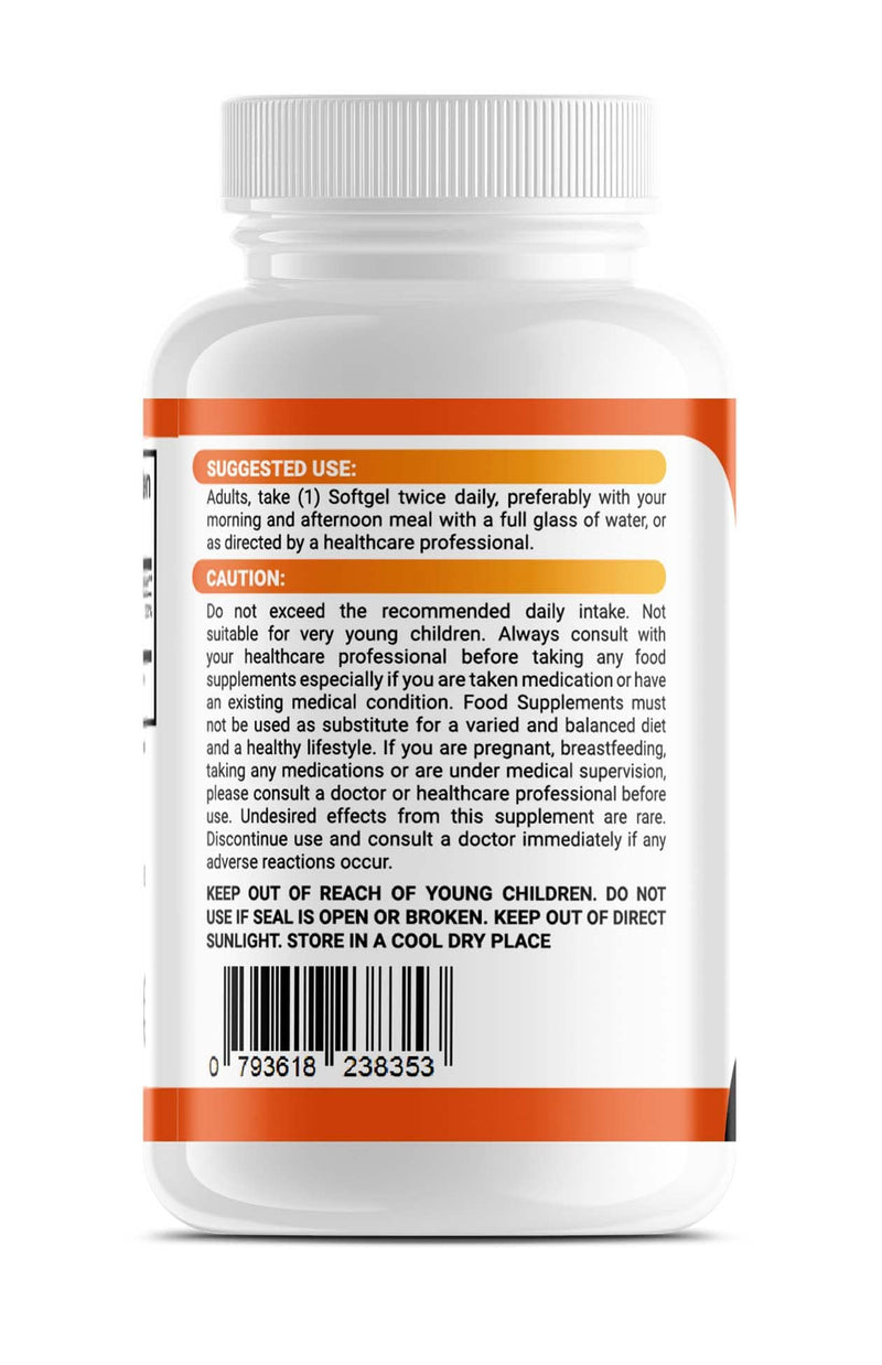 Liposomal Vitamin C Capsules - 2000mg Pure Extra High Strength Formulation | 60 Soft Gels | Pure Vegan Liposomal Vitamin C | Immune Booster |