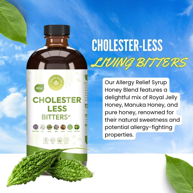 [Australia] - Bitter Melon & Turmeric Heart Health Support - Cholester Less Bitters -16 oz 