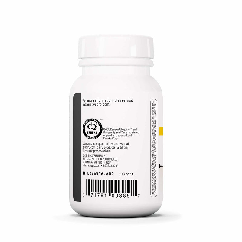 Integrative Therapeutics UBQH (100 mg) - Cellular Energy Support Supplement* - Dairy-Free - 60 Softgels (60 Servings)