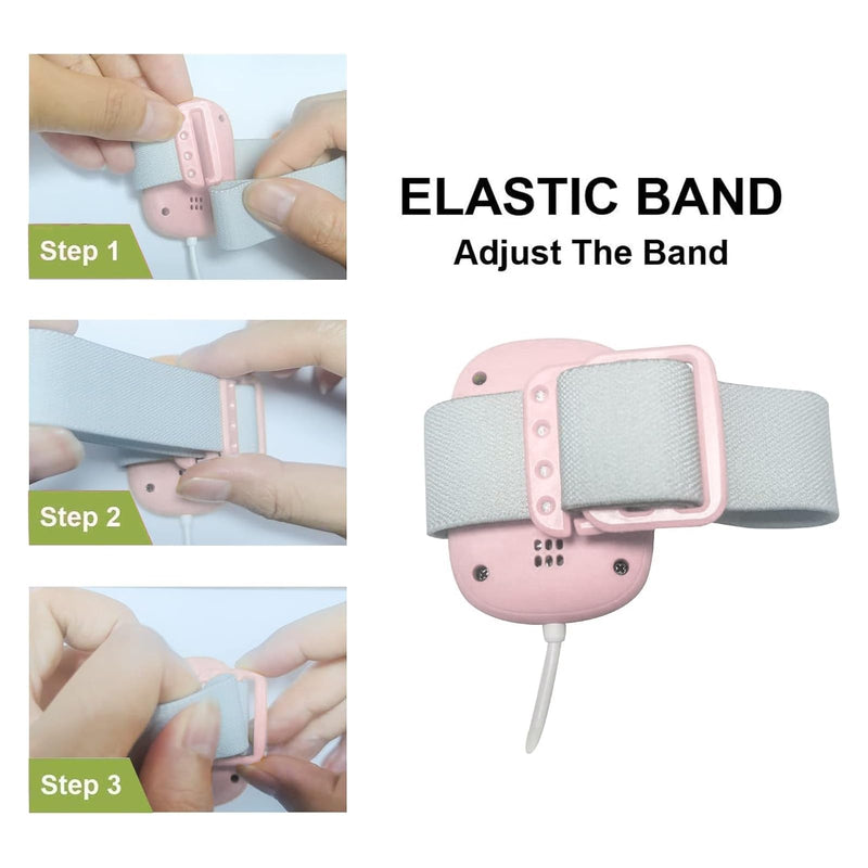 [Australia] - Bed Wetting Alarm for Kids, USB Rechargeable, Pee Alarms with Loud Sound & Strong Vibration, Potty Training for Boys Girls, Pink 