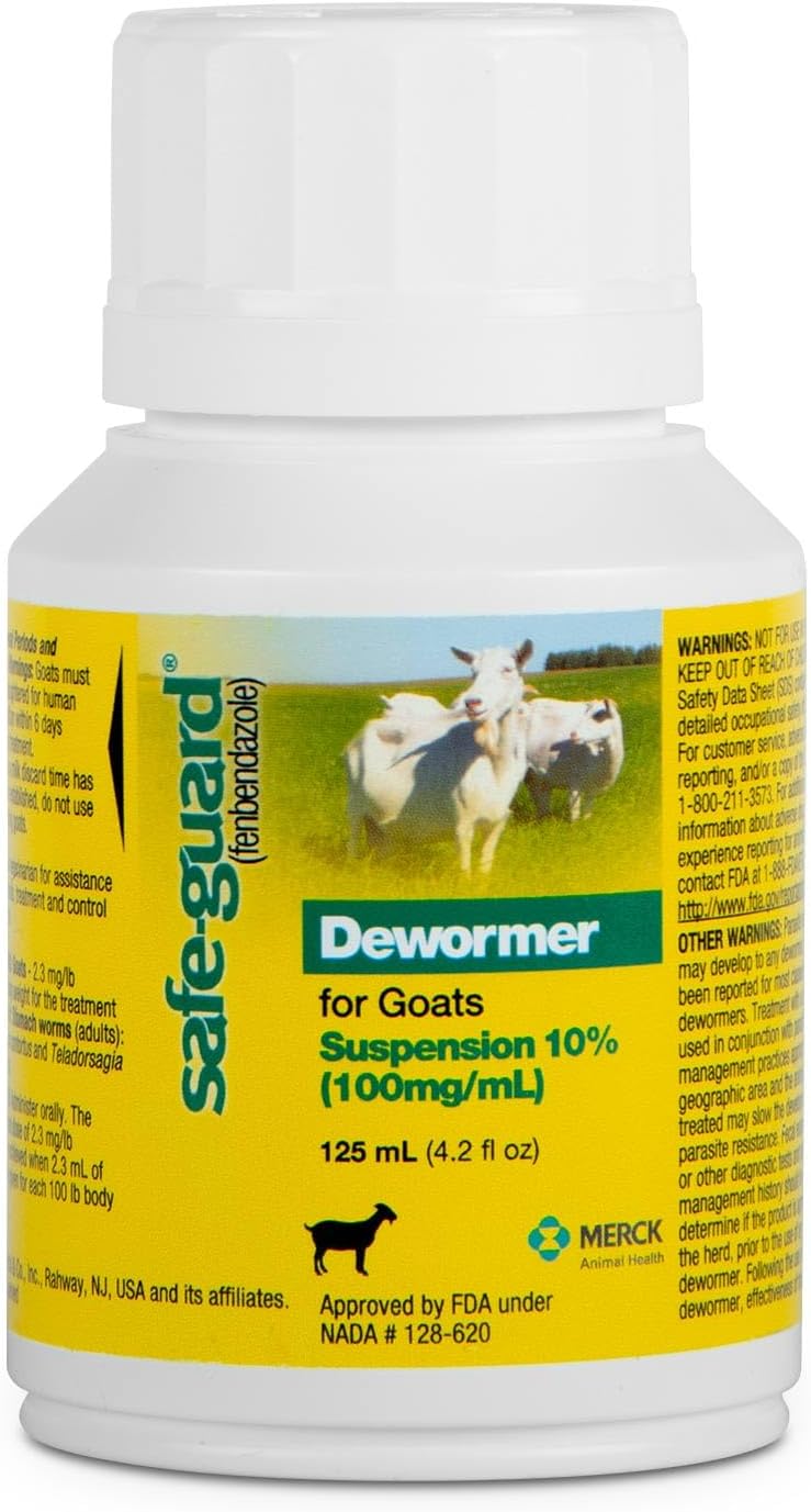 [Australia] - Safe-guard (Fenbendazole) Dewormer Liquid 125ml Merck Safe-Guard Goat Dewormer 