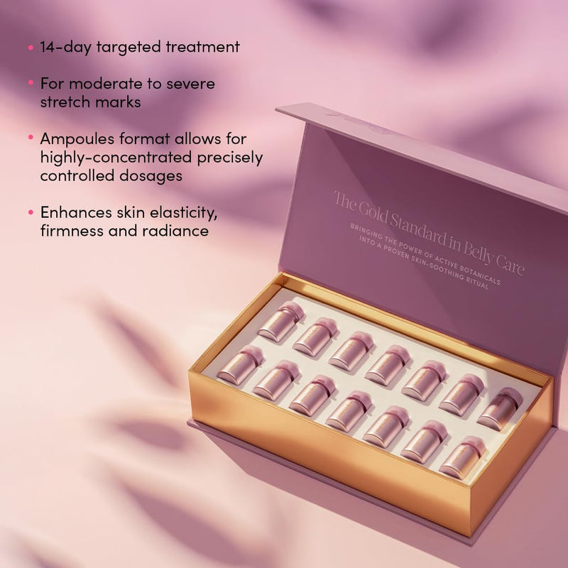 [Australia] - Evereden Tri-Orchid Deep Stretch Mark Removal Ampules: Clean & Gentle Orchid-Infused Pregnancy Stretch Mark Prevention Cream | Pregnancy & Breastfeeding-Safe Extreme Stretch Mark Removal Cream 