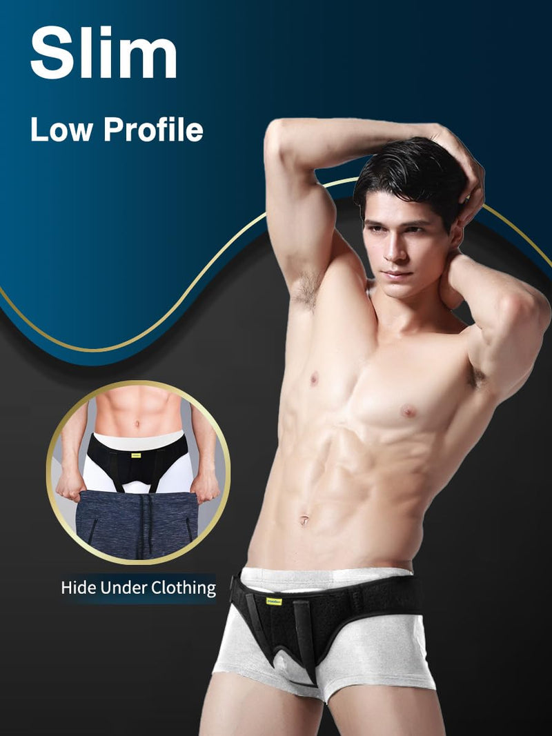 Hernia Belts for Men, Hernia Support Belt for Men, Inguinal Nguinal Hernia Belt for Men Inguinal or Sports Hernia, Femoral, Umbilical, Pain Relief Recovery Large