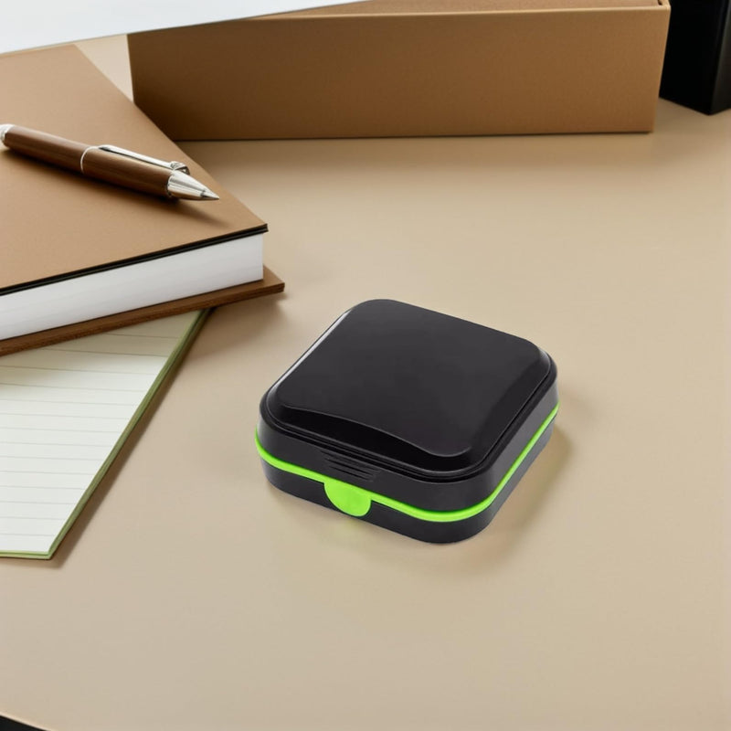 Portable Hearing Aid Holder Small Storage Box with Sealing Cover Shockproof Water-Resistant Protection Case for Outdoor Travel and Daily Use