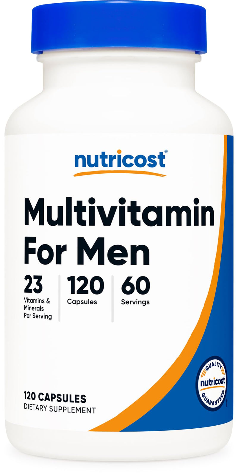 [Australia] - Nutricost Multivitamin for Men 120 Capsules - Vitamins and Minerals for The Healthy Man 120 Count (Pack of 1) 