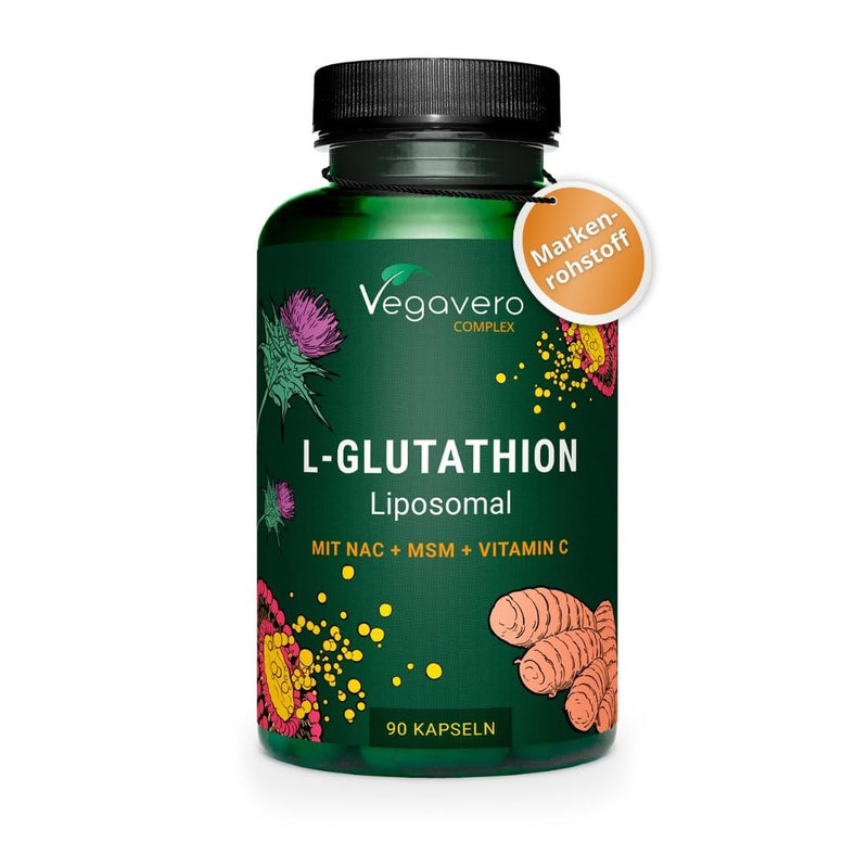[Australia] - Reduced glutathione | Liposomal Pureway™-G | With NAC, glycine, glutamine, vitamin C, selenium, milk thistle & curcuma extract | Vegan & No Additives | German production of Vegavero® 