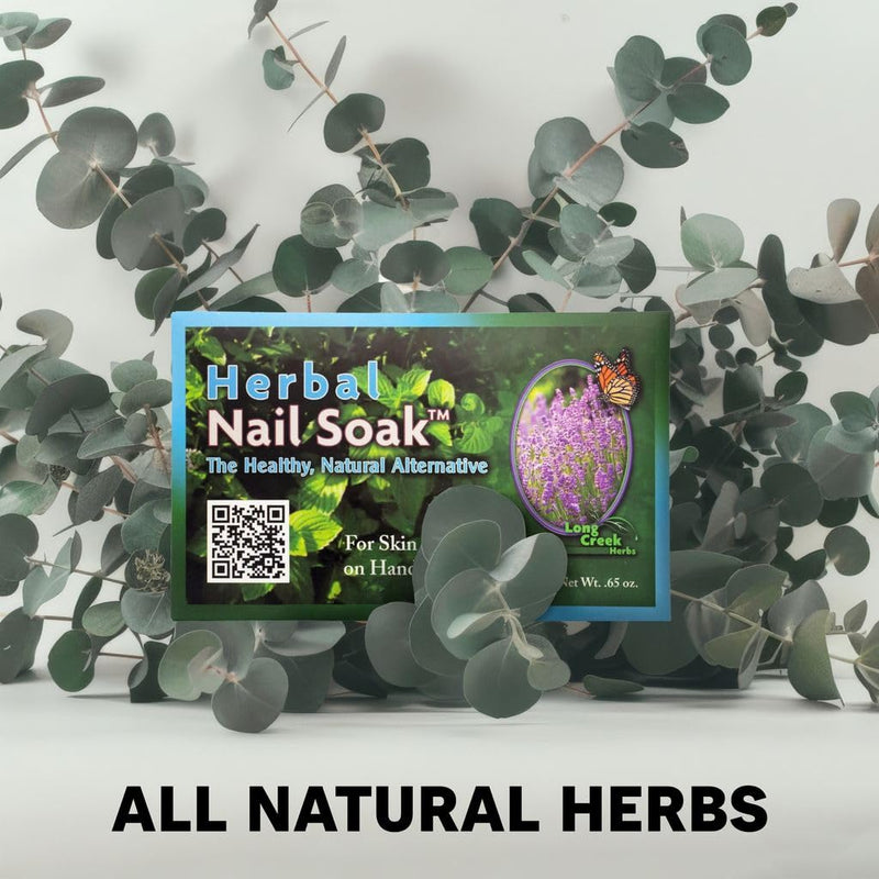 Long Creek Herbs Nail Soak 100 Percent Natural Hand and Foot Soak | Professional nail care, salon-quality results, home or studio, strengthens nails and softens skin, herbal nail soak 1 Count (Pack of 1)