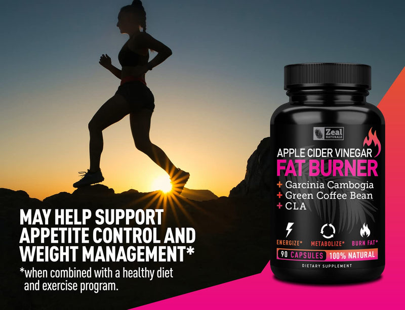 [Australia] - Apple Cider Vinegar Weight Management Pills for Women - Garcinia Cambogia + w. CLA & Green Coffee Bean Green Tea 