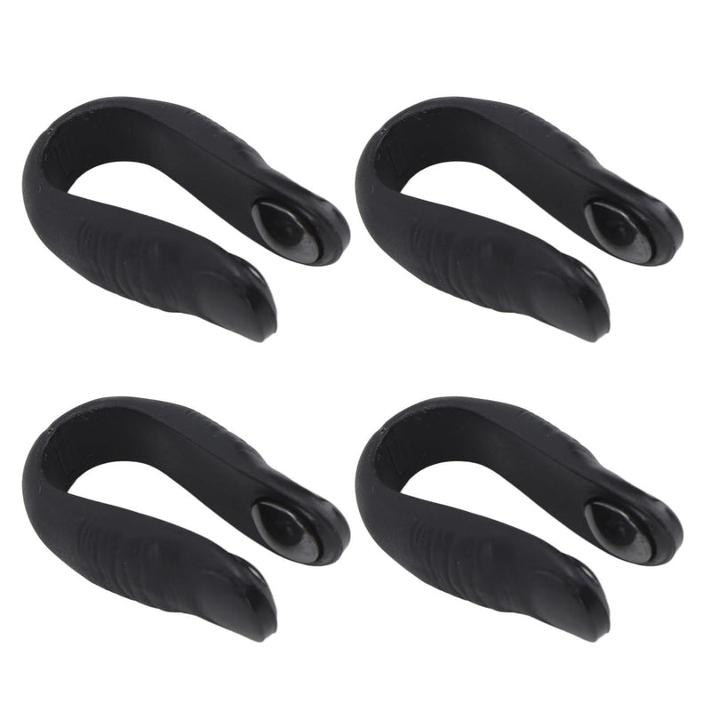 [Australia] - ZJchao 4pcs Thumb Acupoint Clip, Acupressure Hand Clip Stress Reduction Wearable Magnets Headache Migraine Relief Clip (Black) Black 
