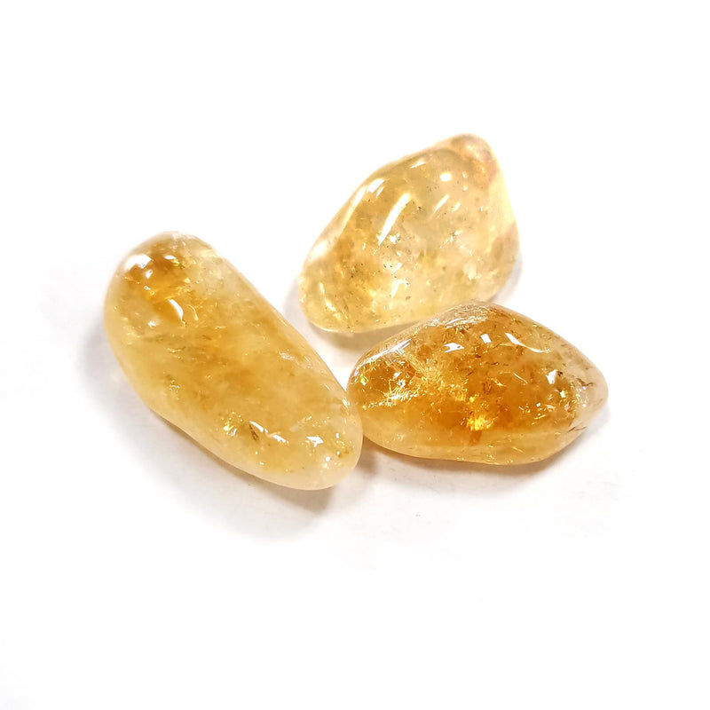 [Australia] - 1 X Set of 3 Citrine Stones Gemstones Crystals 