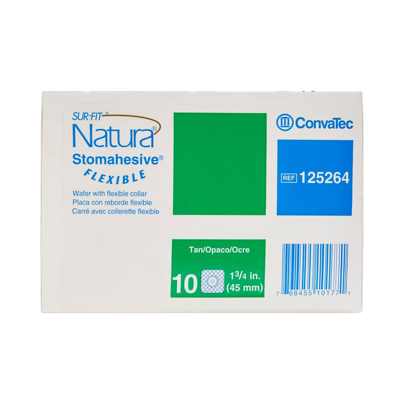 [Australia] - ConvaTec Sur-Fit Natura Stomahesive Wafer, 125264, 1-3/4" Flange 10/Box 