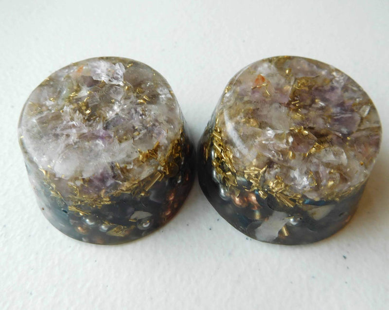[Australia] - Amethyst, Ametrine Orgone Generator Energy Accumulator 528Hz/7.83Hz/Advance Harmonics Many Beautiful Ingredients and Colors!! (Amethyst, Ametrine) Amethyst, Ametrine 