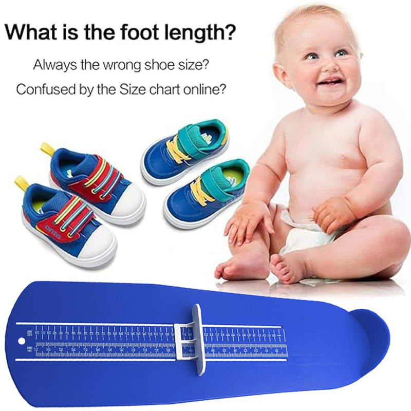 [Australia] - katmerio foot measuring device, foot measuring device for children, shoe size measurement from 15 to 48, ideal for determining the size of shoes - blue 
