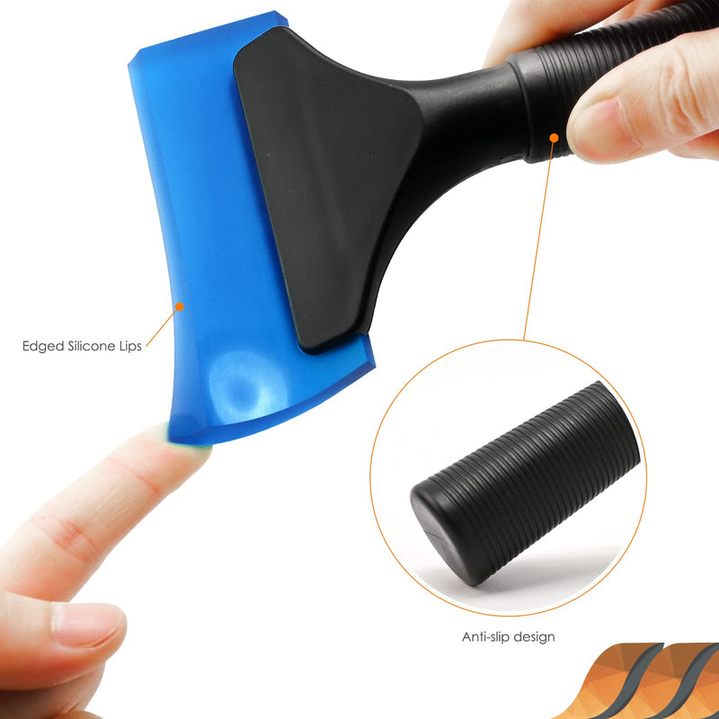 [Australia] - EHDIS Small Squeegee 5 inch Rubber Window Tint Squeegee for Car, Glass, Mirror, Shower, Auto,Windows -Blue (Blue) Blue 