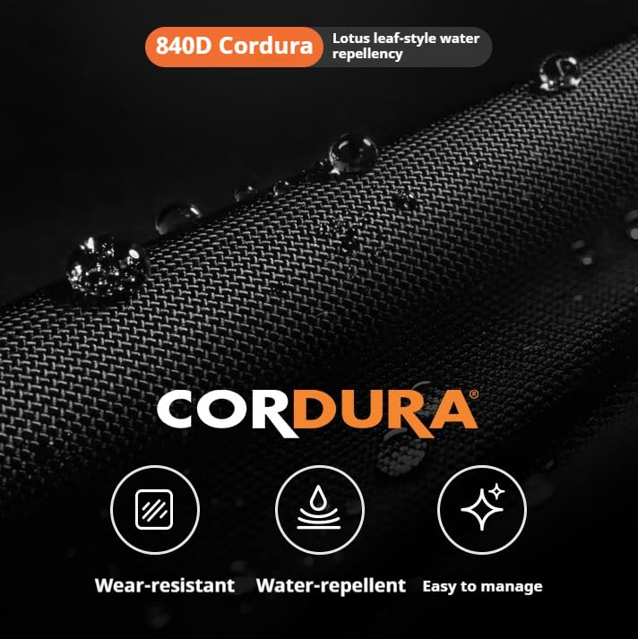 reeyee 16L Cordura Gym Duffel Bag with Shoe Compartment, Black | Compact 16L Cordura gym duffel with separate shoe compartment, water-resistant fabric, luggage sleeve and shoulder strap.