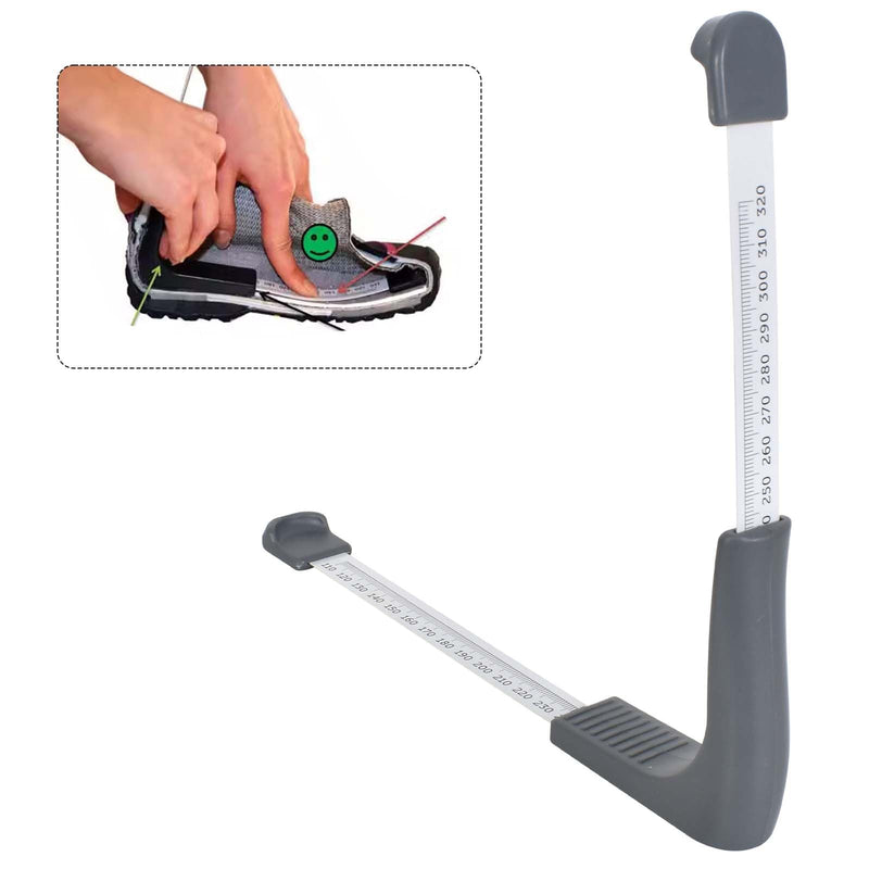 [Australia] - Telescopic shoe measuring device, 110-320 mm shoe measuring ruler for measuring shoe size, portable shoe size foot measuring device, foot and inner shoe measuring device, shoe sizer for children adults feet 