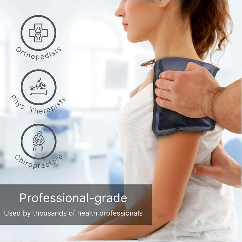 [Australia] - FlexiKold Gel Soft Flexible Ice Packs for Injuries - Reusable Freezer Cold Pack, Cold Compress & Cooling Gel Pad for Face, Shoulder, Hip, Leg, Arm, Ankle & Foot Injury - Medium - 7.5‚Äù x 11.5‚Äù Medium (Pack of 1) 