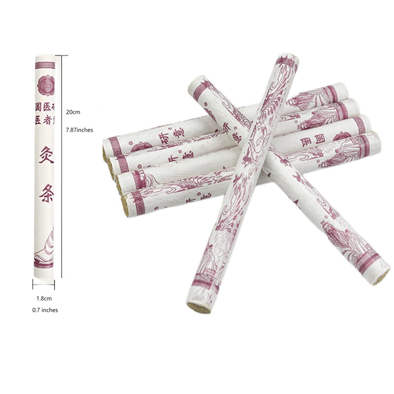 [Australia] - Moxa Stick Used for Moxibustion,The Moxibustion Sticks are Made of Pure Natural Mugwort as raw Material,extracted at a Ratio of 20:1.Moxa Sticks for moxibustion,ËâæÊù° ËâæÁÅ∏Ê£íPure moxi Rolls 10rolls 