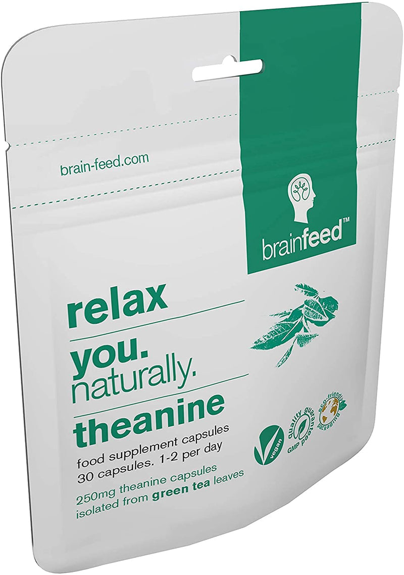Natural L Theanine Capsules | 250mg Isolated L Theanine Powder from Green Tea Extract | 30 Capsules - 1 Per Day | GABA Supplement Support| Aids Relaxation Without Sedation | Vegan Supplement | 1-A-Day, Fast-acting l theanine supplement, Relaxation With...