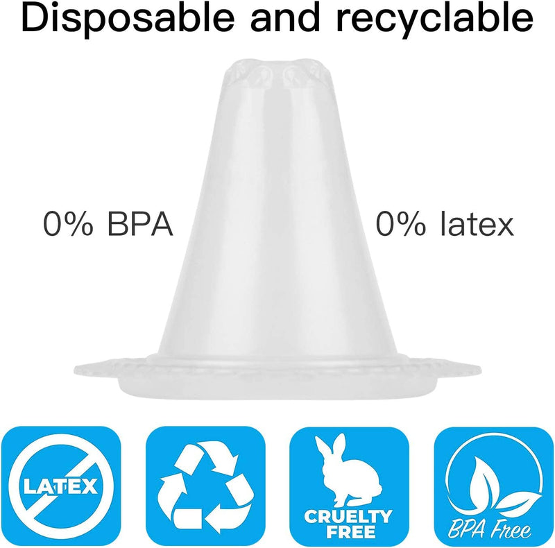 [Australia] - 200 Counts Ear Thermometer Covers Lens Filters Refill Caps for All Braun Thermometer Models, Disposable Ear Thermometer Covers 
