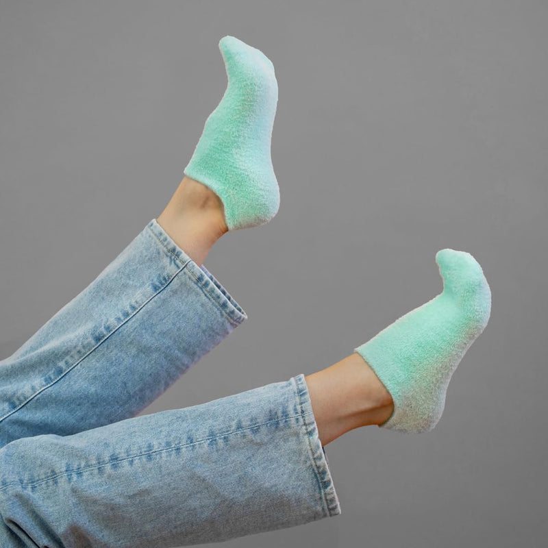 [Australia] - Barefoot Scientist Sleep On It Overnight Moisturizing Gel Socks, Nourish Your Feet (Teal) Teal - 1 Pack 