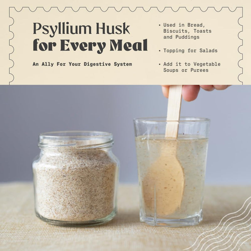 NaturaleBio Organic Psyllium Husk - 99% Purity - 400g. Pure & Natural Psyllium Seed Husks, Produced in India. High in Fibre, to be Mixed with Water, Beverages, & Juices, Vegetarian & Vegan. 400 g (Pack of 1)