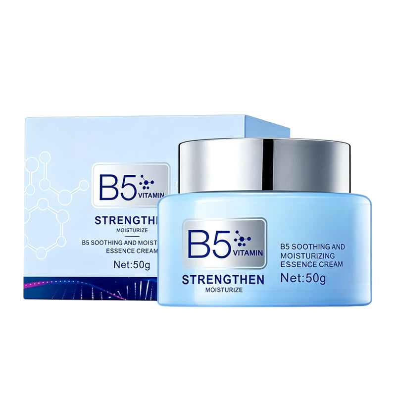For Vitamin B5 Soothing and Moisturizing Essence Face Cream Lotion,Hydrating Facial Creams,Face Moisturizer,Facial Skin Care Cream,Soothing Skin Brighten skin tone cream 50g
