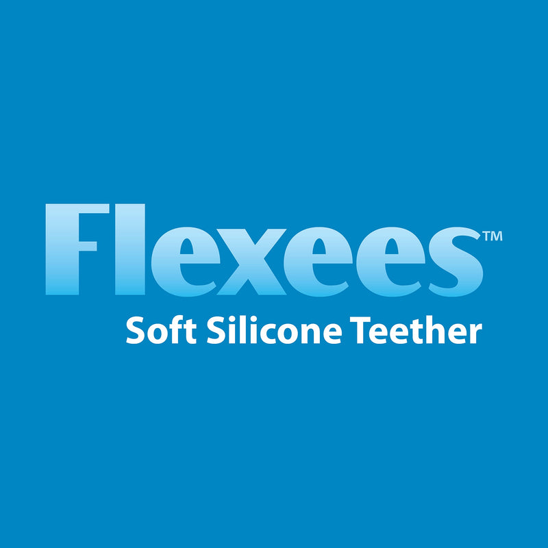 [Australia] - Dr. Brown's Flexees Pink Bunny, Soft 100% Silicone Baby Teether, BPA Free, 3m+ Bunny, Pink 
