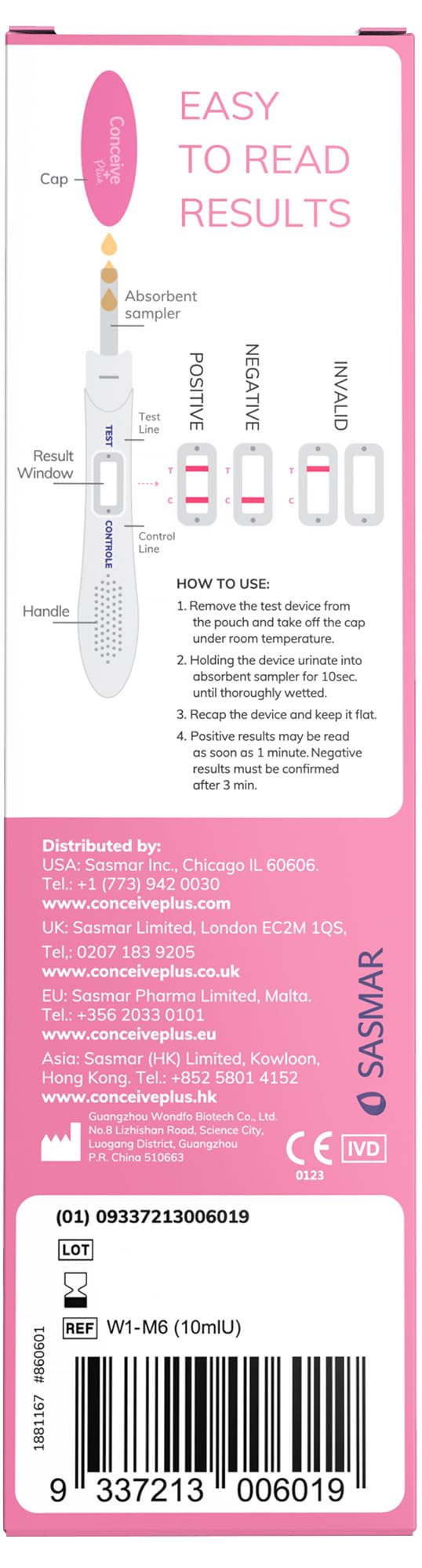 CONCEIVE PLUS Early Detection Midstream Pregnancy Test | HCG Test 10 MIU | Discreet Test | 6 Days Sooner - Highly Sensitive, Fast Results in 3 Minutes - 2 Pack