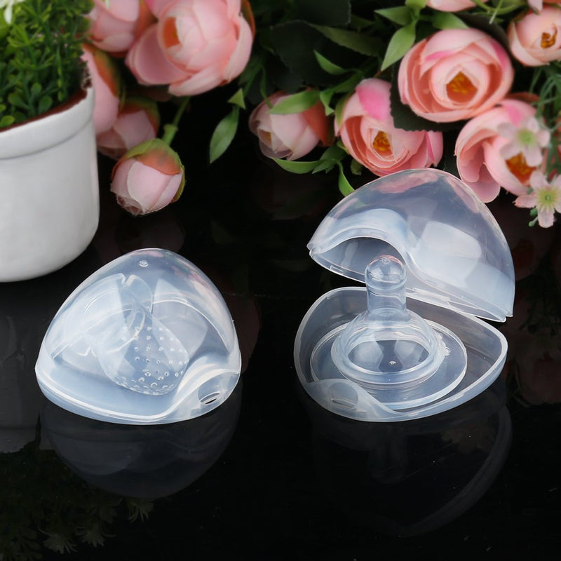 [Australia] - Accmor Pacifier Case, Pacifier Holder Case, Pacifier Container for Travel, BPA Free, Transparent, 2 Pack 2 Count (Pack of 1) 