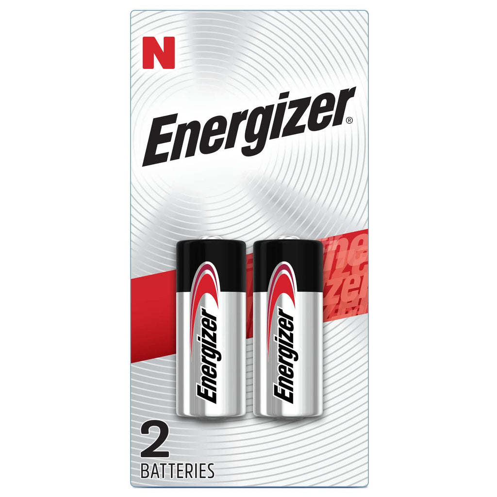 Energizer N Batteries, N Cell Alkaline Batteries, 2 Count 2 Count (Pack of 1)