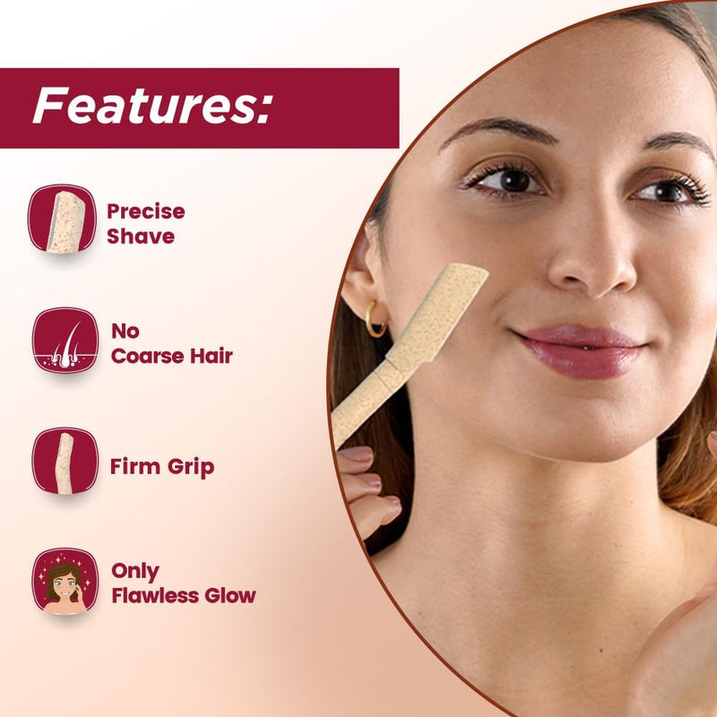 [Australia] - Dermaplaning Tool with Precision Cover, 12ct | Dermaplane Tool, Face Razor for Women, Eyebrow Shaper, Dermaplaning Tool, Womens Face Razor, Peach Fuzz Remover 12 Count (Pack of 1) 