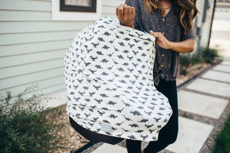 [Australia] - Copper Pearl Multi-Use Cover: Car Seat Covers, Nursing Cover, and Stroller Cover for Sun - Stretchy Fabric, All-Season Use, Stylish Designs, Easy Access for Moms - Wild 