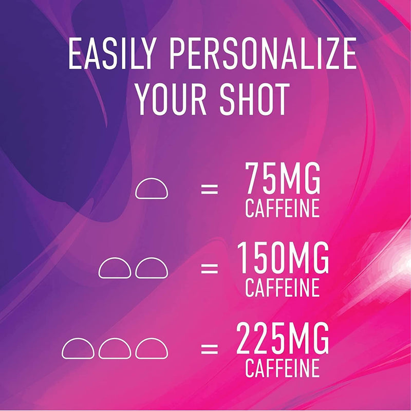 [Australia] - Energy Gummies, 2475mg of Plant-Based Caffeine Chews per Bottle, Long Lasting Energy Boosters, Elderberry (33ct) 