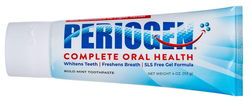 [Australia] - Periogen Tartar Control Toothpaste, SLS Free, Enamel Safe, Whitening Gel Formula, Get Your Teeth Hygienist Clean with Periogen Oral Care! 