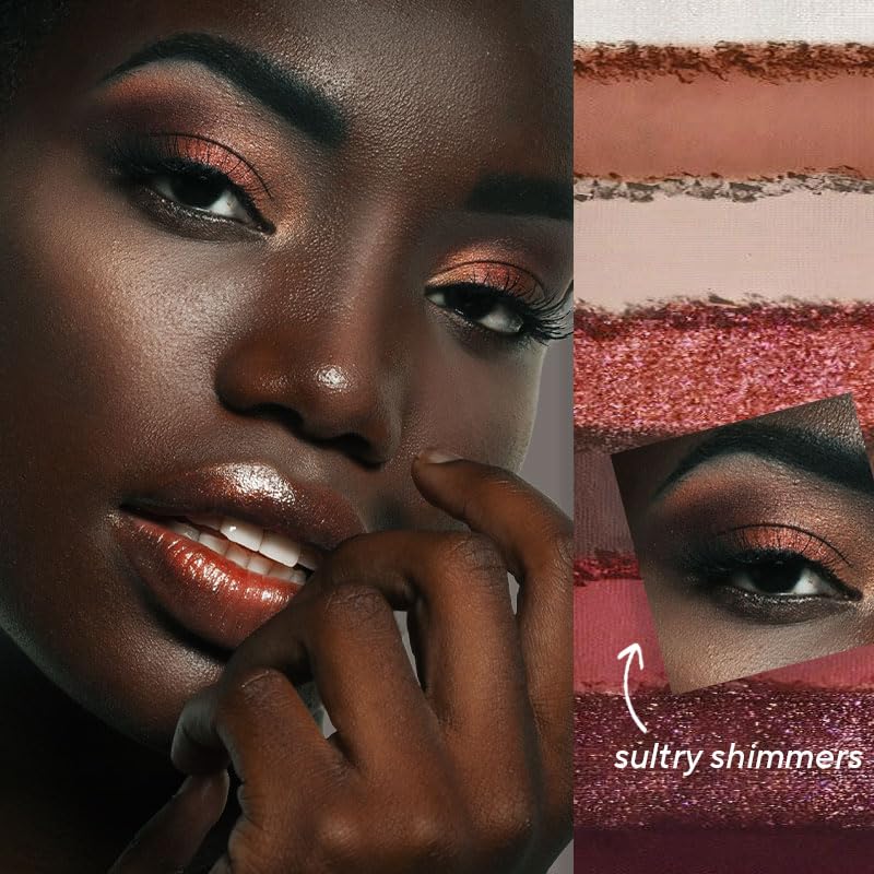 [Australia] - Mirabella - True To You Eye Makeup Palette, 17 Matte & Shimmer/Metallic Eye Makeup Colors, Talc-Free Eyeshadow with 1 Primer Included, Highly Pigmented Eyeshadow Palette Kit, Buff 
