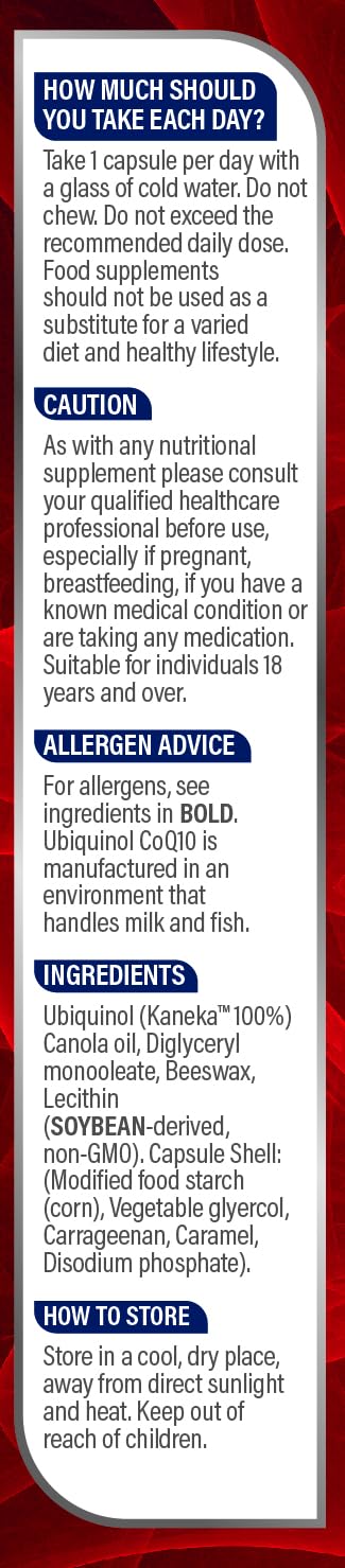 Revive Active Ubiquinol CoQ10 100mg, Highly Absorbable Kaneka™ Ubiquinol, Supports Cellular Energy & Antioxidant Protection, Easily Absorbed Liquid Capsule, 30 Day Supply