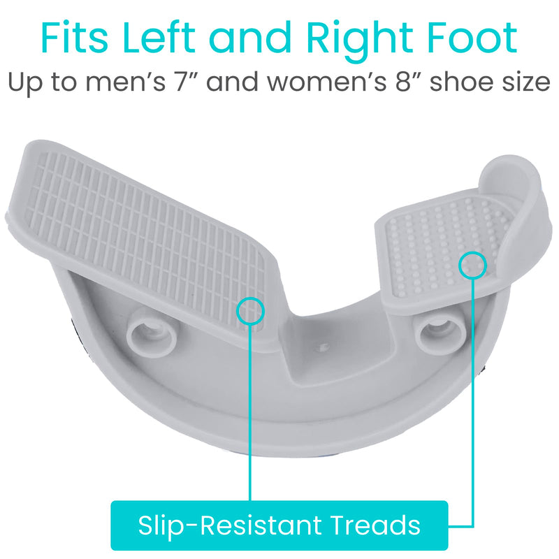 [Australia] - Vive Foot Rocker - Calf Stretcher for Achilles Tendinitis, Heel, Feet, Shin Splint, Plantar Fasciitis Pain Relief - Stretches Strained Leg Muscle - Ankle Wedge Stretch Improves Flexibility Small 