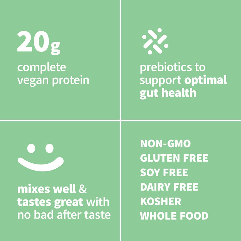 [Australia] - Sprout Living Epic Protein, Plant Based Protein & Superfoods Powder, Vanilla Lucuma Powder | 20 Grams Organic Protein Powder, Vegan, Non Dairy, Non-GMO, Gluten Free, Low Sugar (1 Pound, 12 Servings) 1 Pound (Pack of 1) 
