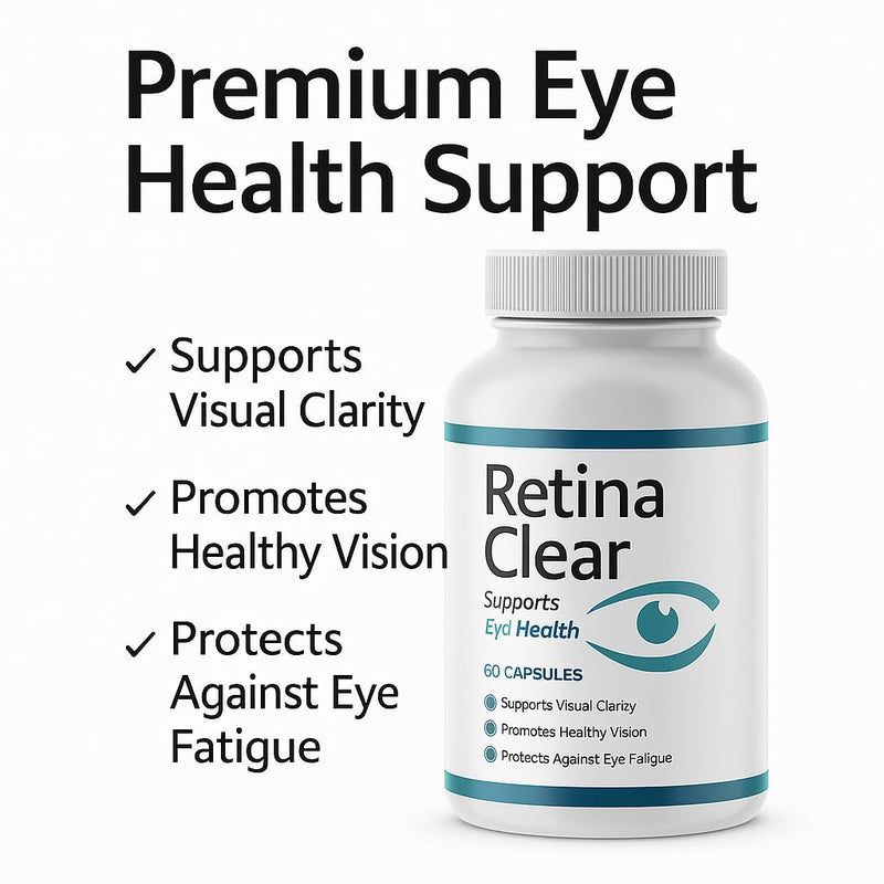 Retina Clear – Supports Eye Health | Advanced Eye Health & Vision Support with Maca, Green Tea, Bitter Melon | Supports Visual Clarity & Eye Performance