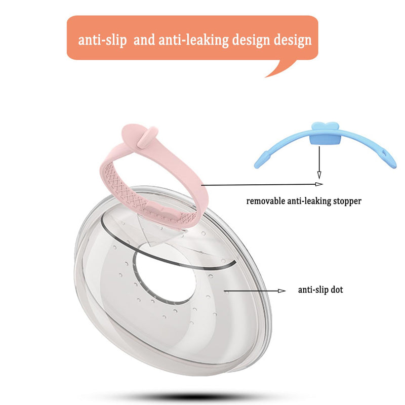 [Australia] - Breast Shells Milk Collector, with a Storage Organizer Box for Breastfeeding Nursing Mum, Collect Leaking Breastmilk,Reusable Silicon Pads, Soft and Skin-Friendly, Easy to Wear,Protect Sore Nipples breast shell with a case 
