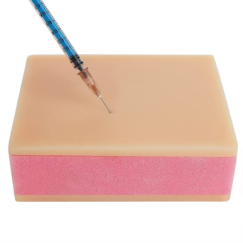 [Australia] - Silicone Sponge Human Skin Injection Pad Training Model, Nurse Student Practice, No Syringe Included!!! 