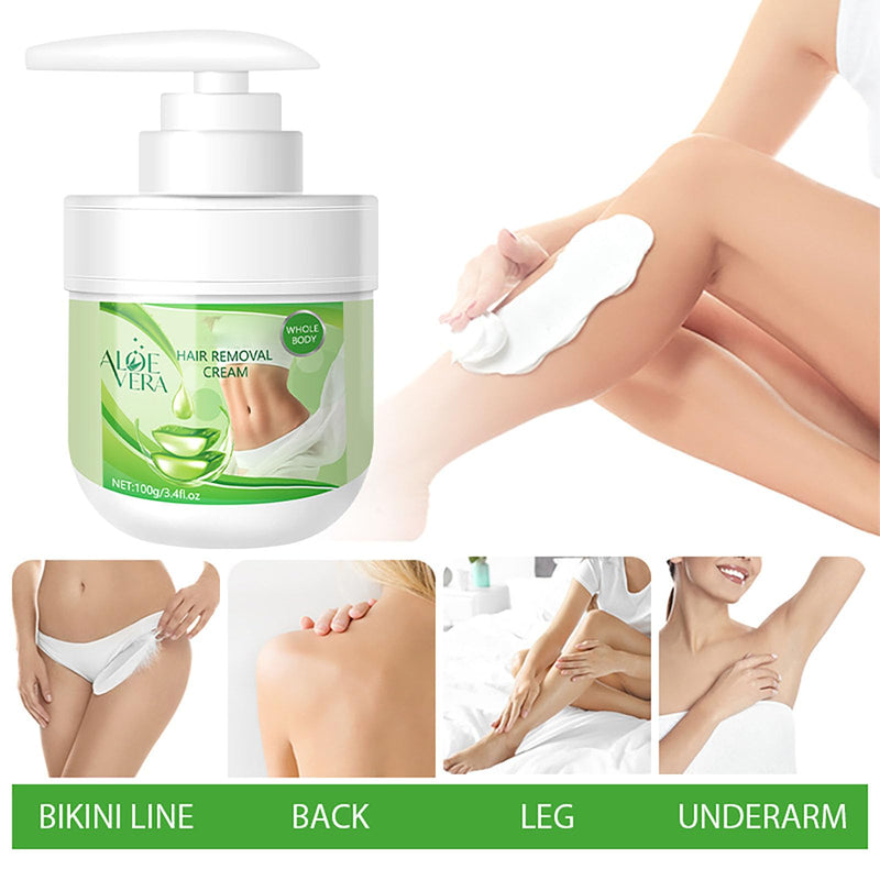 [Australia] - Facial Depilatory and Hair Removal Cream for Women, Aloe Vera Facial Hair Removal Cream for Upper Lip and Chin for Face Hair Remover for Body Sensitive Skin Gentle and Non-Irritating (2PCS) 